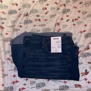 Plus size Jean shorts